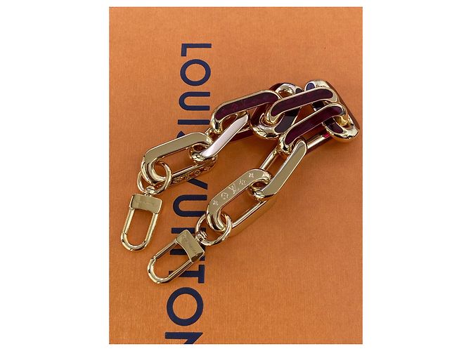 tracolla catena Louis Vuitton D'oro - vista 5