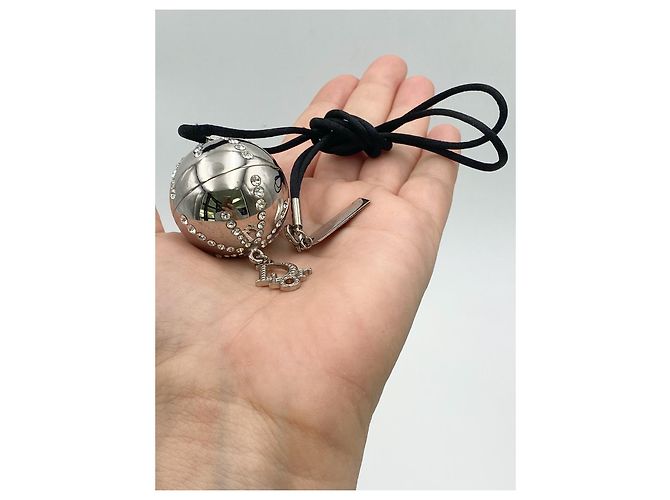 Charm Christian Dior in metallo argento - vista 2