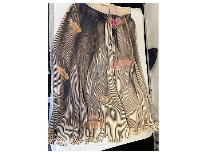 Autre Marque Falda Les Folies d'Élodie Negra Beige Talla 38 Negro - vista 3