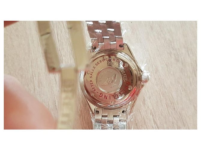 Reloj Breitling Lady J reacondicionado en Steel Gold Plata - vista 5