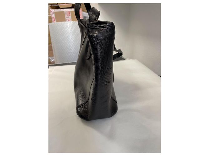 Saint Laurent Handtasche aus schwarzem Leder - Ansicht 3