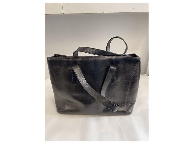 Saint Laurent Handtasche aus schwarzem Leder - Ansicht 4