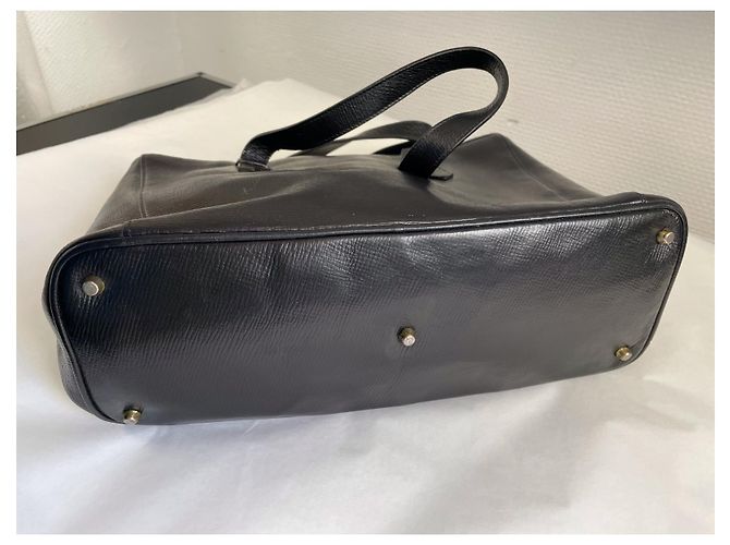 Saint Laurent Handtasche aus schwarzem Leder - Ansicht 6