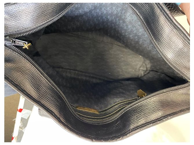 Saint Laurent Handtasche aus schwarzem Leder - Ansicht 7