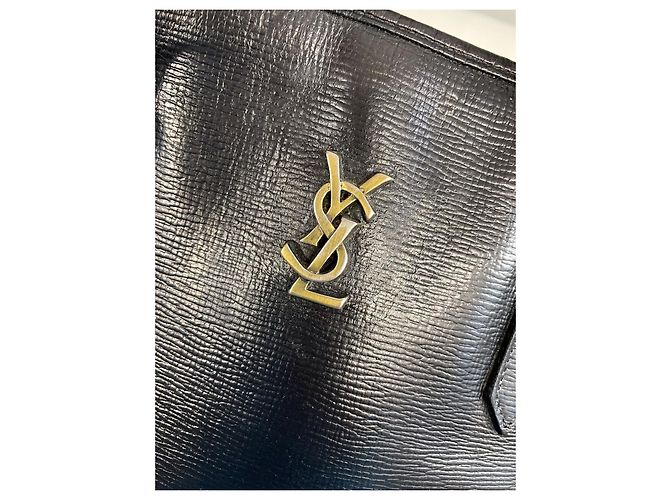 Saint Laurent Handtasche aus schwarzem Leder - Ansicht 8