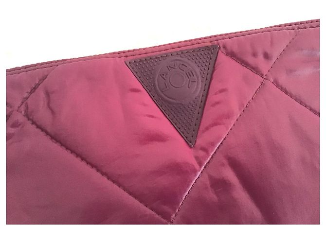 Kit de Viagem Lancel Acolchoado Nylon Vermelho Escuro Bordeaux - vista 2