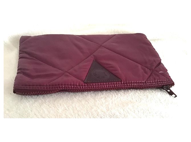 Kit de Viagem Lancel Acolchoado Nylon Vermelho Escuro Bordeaux - vista 4