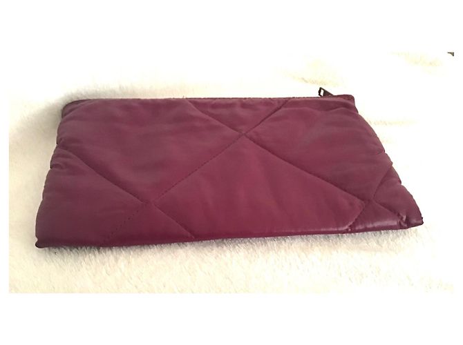 Kit de Viagem Lancel Acolchoado Nylon Vermelho Escuro Bordeaux - vista 5