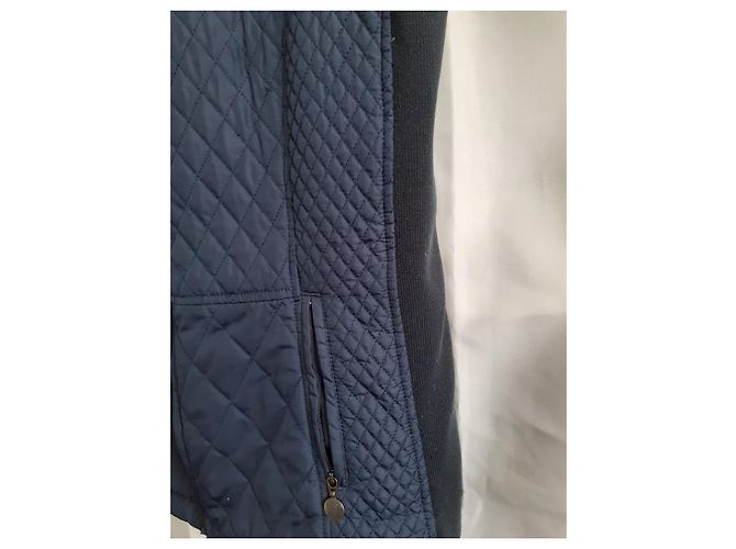 Casaco acolchoado Tommy Hilfiger de lã e nylon azul marinho L - vista 2