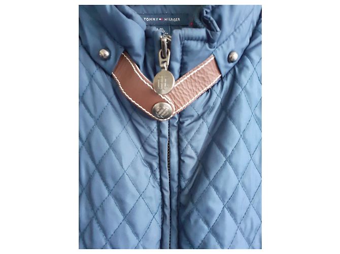 Casaco acolchoado Tommy Hilfiger de lã e nylon azul marinho L - vista 3