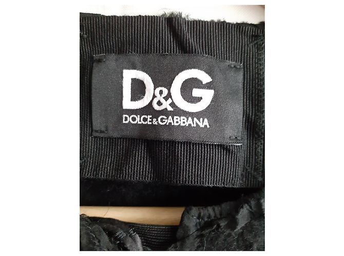 Giacca Dolce & Gabbana in lana e seta nera Nero - vista 5
