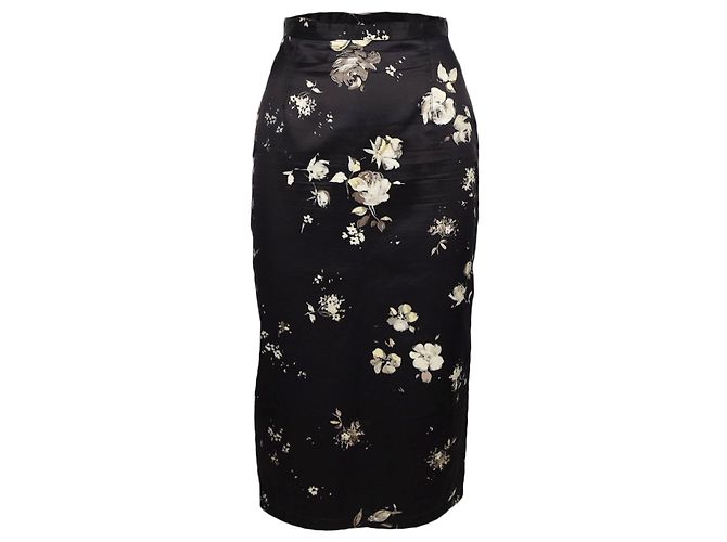 Roberto Cavalli Bluse mit Blumenmuster Schwarz - Ansicht 5