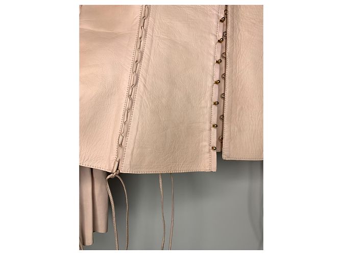 Roberto Cavalli Lederjacke in Rosa Pink - Ansicht 9