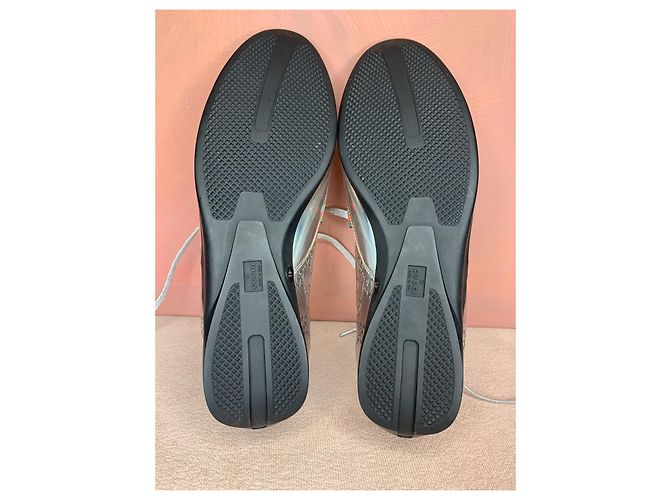 Sneakers Gucci in pelle argento da donna - vista 6