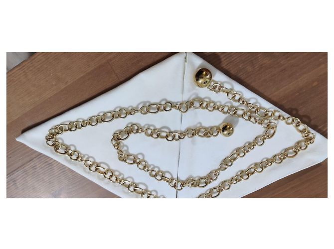 Catena in argento placcato oro Bottega Veneta - vista 4