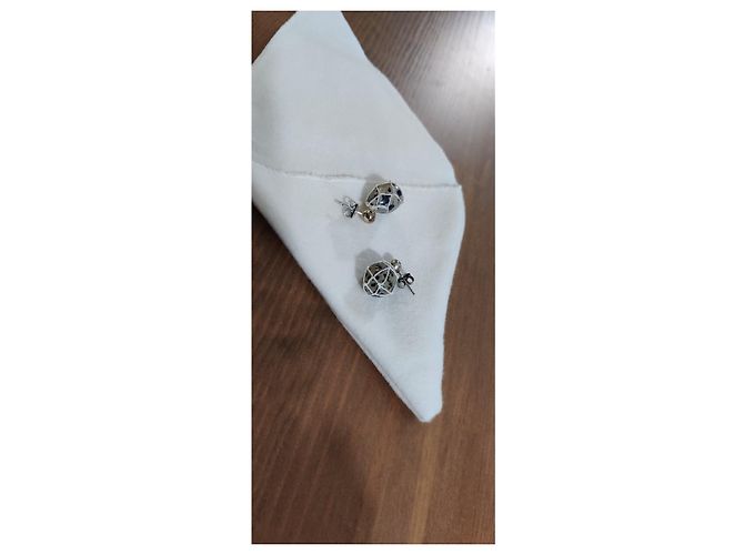 Orecchini Bottega Veneta con pietre dure Nero Grigio - vista 5
