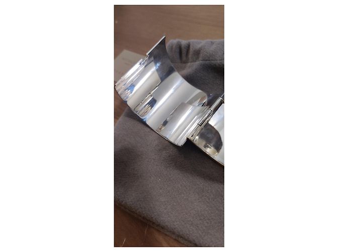 Bracciale manchette Bottega Veneta argenté Argento - vista 4