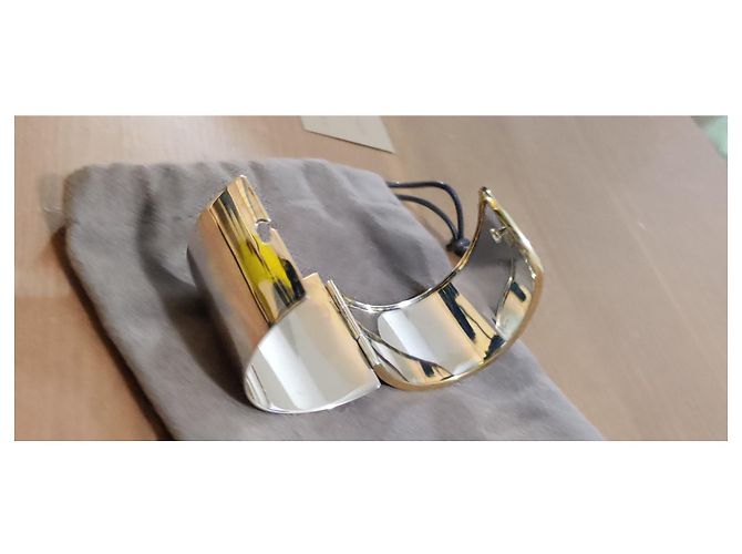 Bracciale manchette Bottega Veneta argenté Argento - vista 6