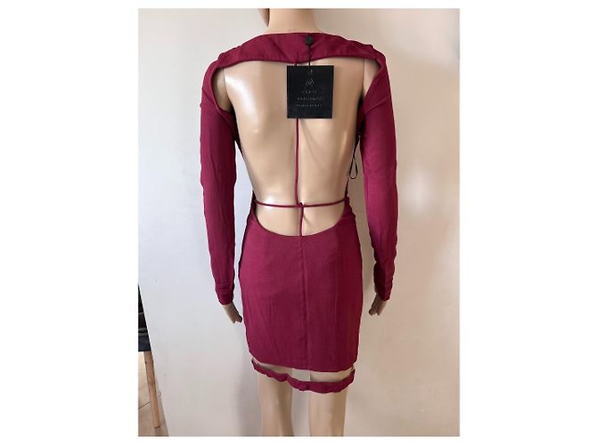 Rotes Viscose Kleid von Philipp Plein - Ansicht 3