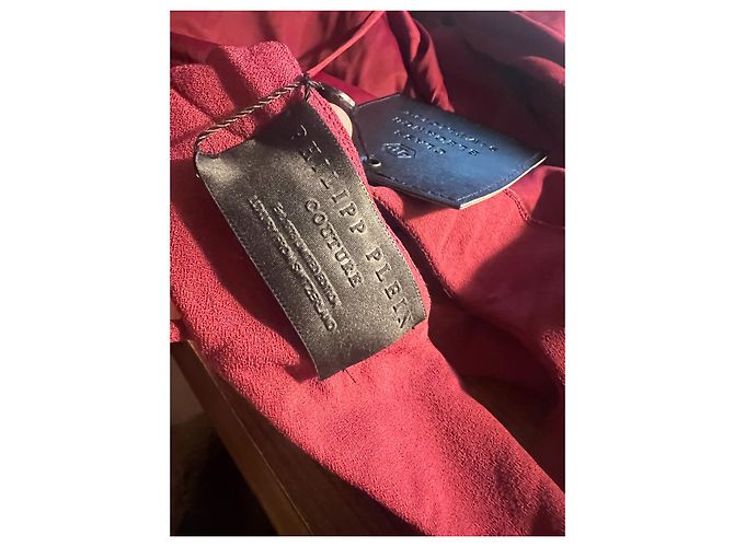 Rotes Viscose Kleid von Philipp Plein - Ansicht 6