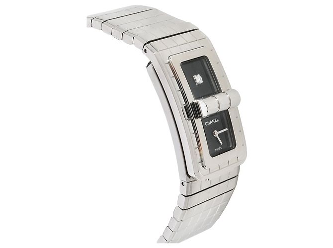 Chanel-Code Coco H5144 Damenuhr aus Edelstahl+Keramik Grau - Ansicht 4