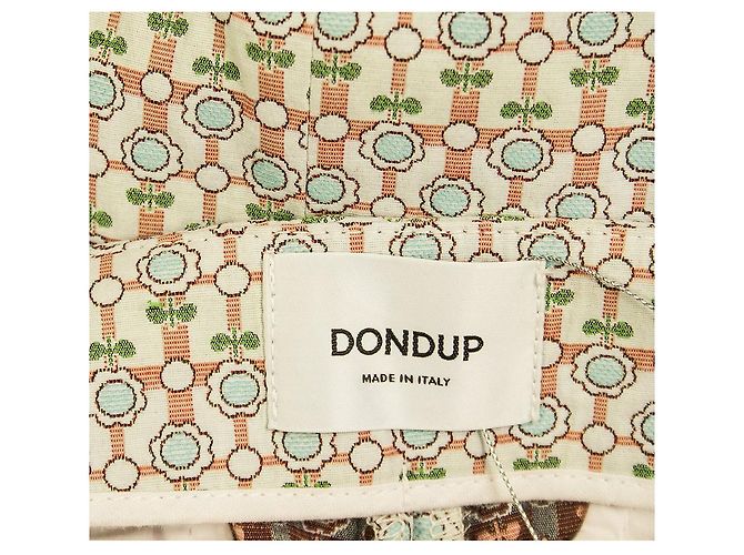 Dondup Blue Pink Green Floral Pattern Flare trousers pants w. Slit size 44 Multiple colors - view 4