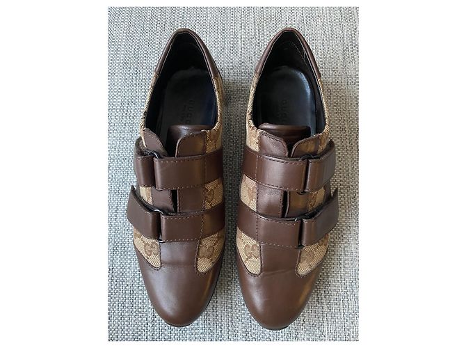 Gucci KORB. offizielle Größe 36, Passt 37. Braun - Ansicht 2