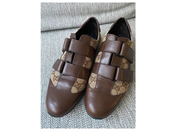 Gucci KORB. offizielle Größe 36, Passt 37. Braun - Ansicht 3
