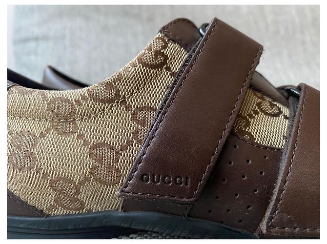 Gucci KORB. offizielle Größe 36, Passt 37. Braun - Ansicht 4