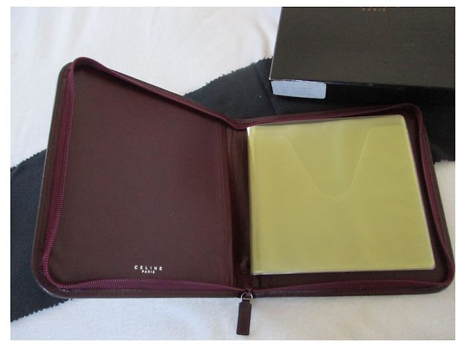 Céline CDpocket,chocolate leather. Brown - view 2