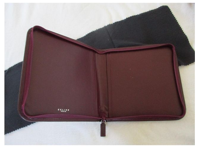 Céline CDpocket,chocolate leather. Brown - view 3