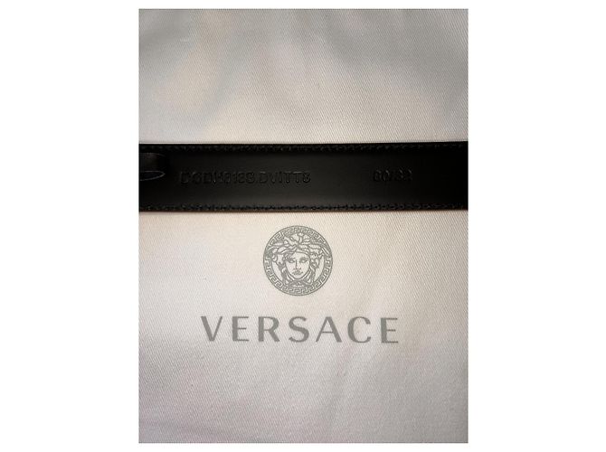 Versace Leather Belt Caramel - view 3