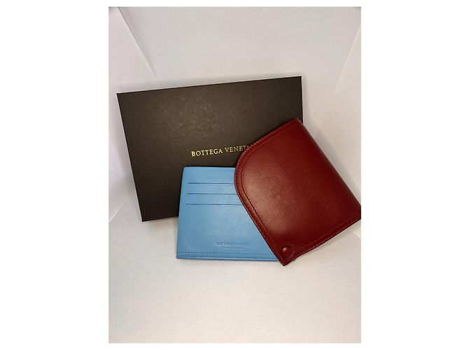 Billetera de cuero Bottega Veneta Castaño - vista 2