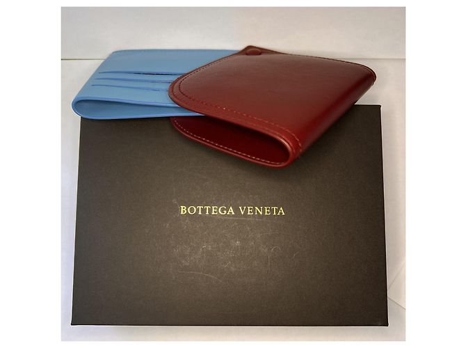 Billetera de cuero Bottega Veneta Castaño - vista 3