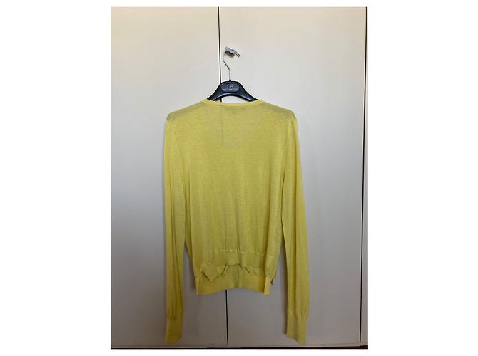 Chaqueta Bcbg Max Azria Amarilla de Seda Talla S Amarillo - vista 2