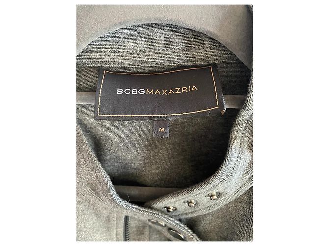 Chaqueta corta estilo moto Bcbg Max Azria Gris Jaspeado - vista 5