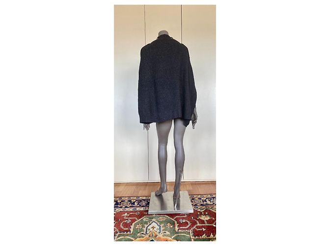 Suéter Poncho Cape Bcbg Max Azria Gris - vista 4
