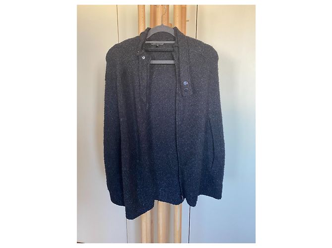 Suéter Poncho Cape Bcbg Max Azria Gris - vista 5