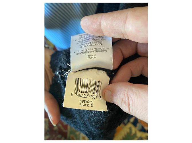 Suéter Poncho Cape Bcbg Max Azria Gris - vista 8