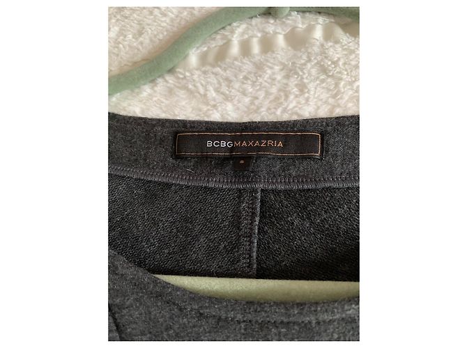 Bcbg Max Azria Strickkleid aus Baumwolle Grau Größe S - Ansicht 9