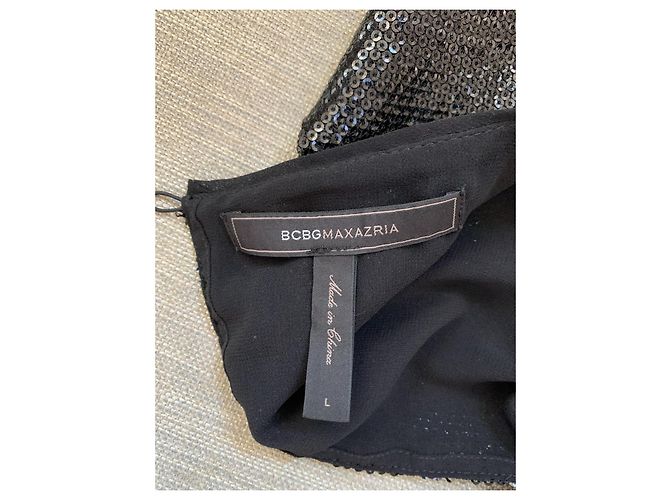 Bcbg Max Azria Pailletten Oberteil Schwarz - Ansicht 7