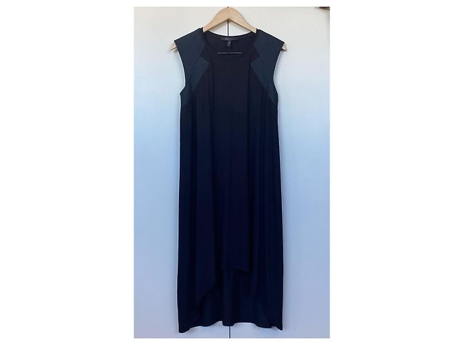 Bcbg Max Azria BCBGMaxazria Schwarzes High-Low-Kleid "Demi" Negro - vista 2