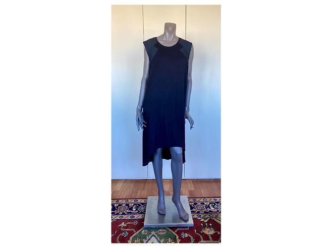 Bcbg Max Azria BCBGMaxazria Schwarzes High-Low-Kleid "Demi" Negro - vista 4