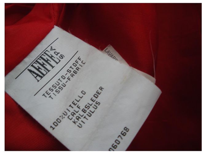 Philosophy Di Alberta Ferretti Lederjacke Rot - Ansicht 8