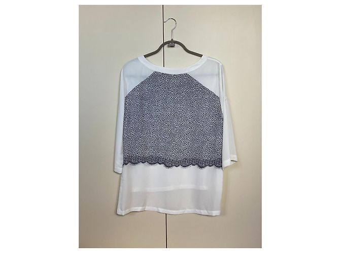BCBG MAX AZRIA GLORIA OBERTEIL/BLUSE EJJ1N529 Weiß - Ansicht 2