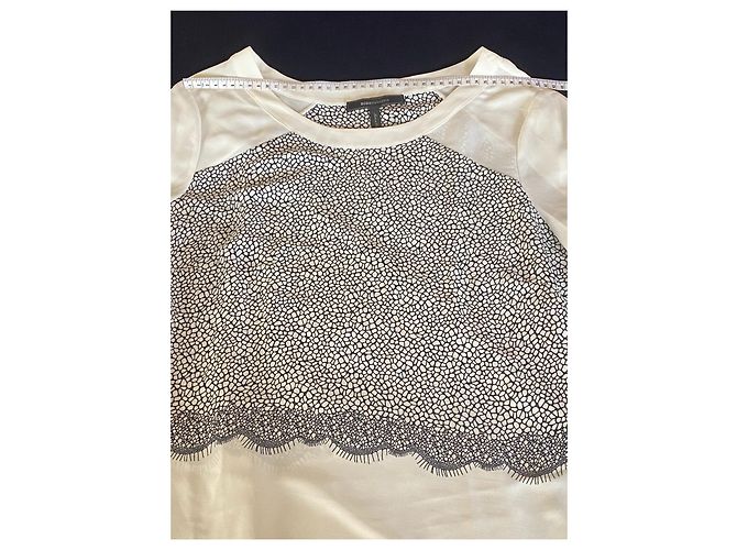 BCBG MAX AZRIA GLORIA OBERTEIL/BLUSE EJJ1N529 Weiß - Ansicht 7