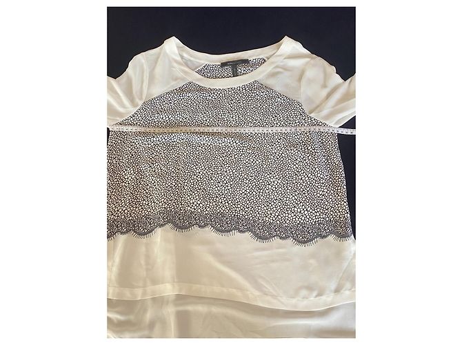 BCBG MAX AZRIA GLORIA OBERTEIL/BLUSE EJJ1N529 Weiß - Ansicht 8