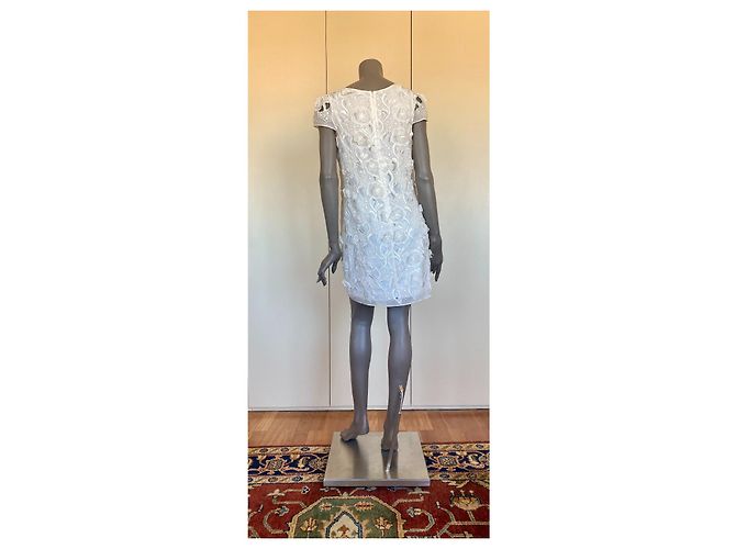 Bcbg Max Azria BCBGMaxazria Kleid SIL6E052 Weiß - Ansicht 4