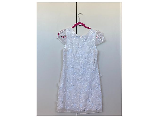 Bcbg Max Azria BCBGMaxazria Kleid SIL6E052 Weiß - Ansicht 6