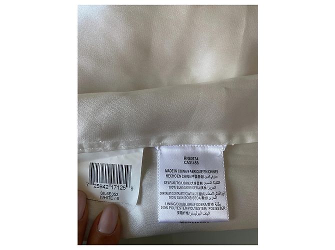 Bcbg Max Azria BCBGMaxazria Kleid SIL6E052 Weiß - Ansicht 8